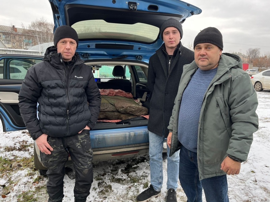 Охранные предприятия Тульского охранного союза передали волонтерам маскировочные сети