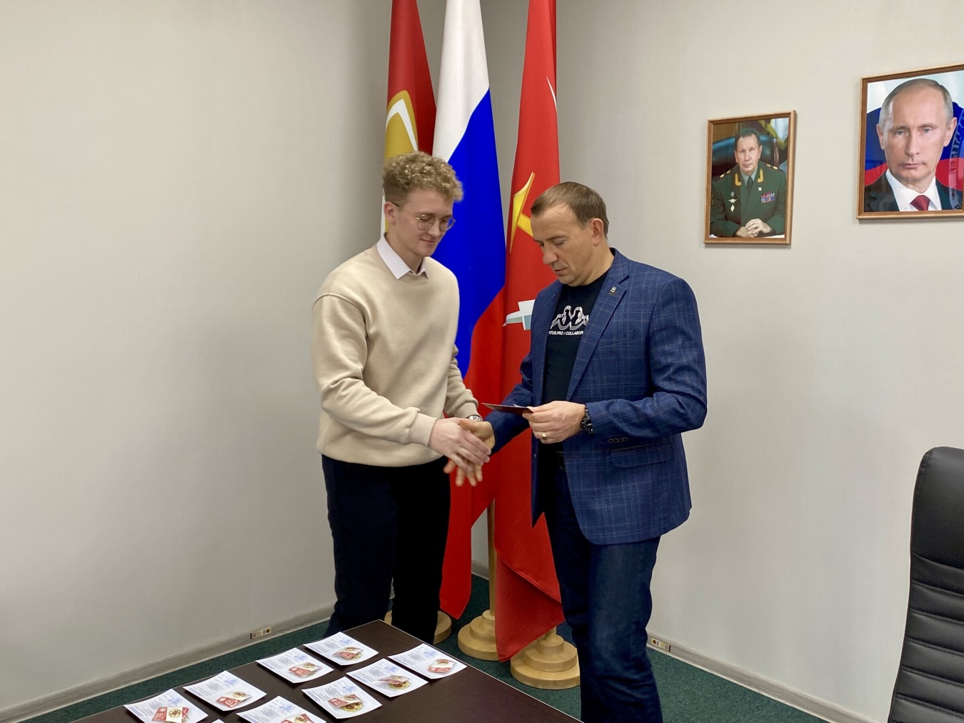 В охранном холдинге "Прайд" состоялось торжественное вручение золотых знаков ГТО!