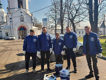 Тульский охранный союз принял участие в областном субботнике